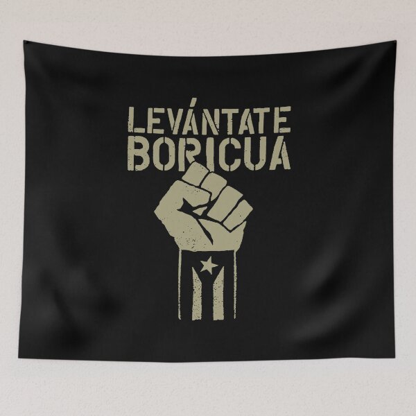 Item preview, Levantate Boricua Puerto Rico Flag designed and sold by NearDoubt.