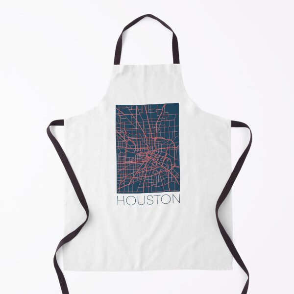 Item preview, Houston Street Map Pink and Blue designed and sold by HelloGentry.