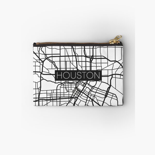 Item preview, Houston Street Map Black and White Transparent designed and sold by HelloGentry.