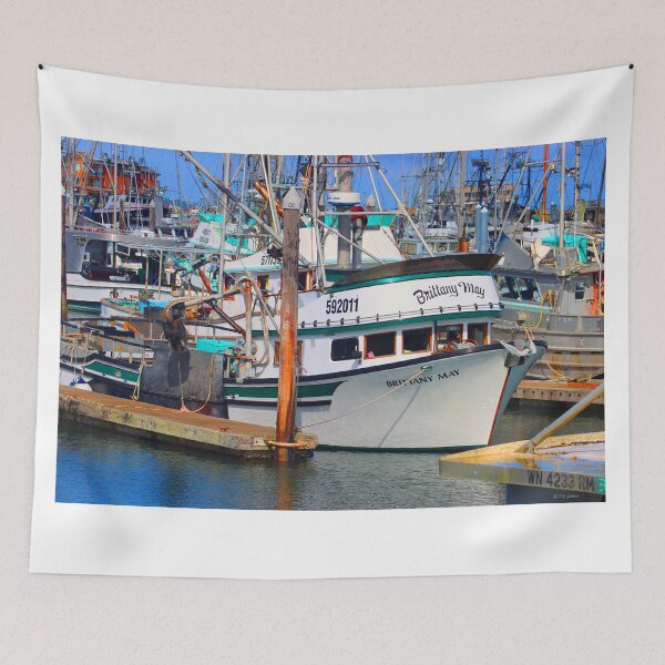 Item preview, Brittany May Fishing Boat At Westport #28 designed and sold by Tom Janca.