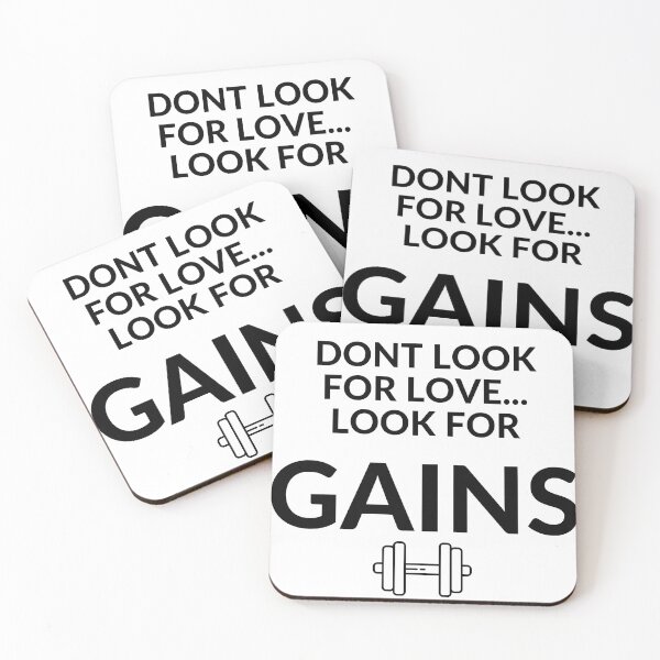 Item preview, DONT LOOK FOR LOVE LOOK FOR GAINS  designed and sold by unclejab.