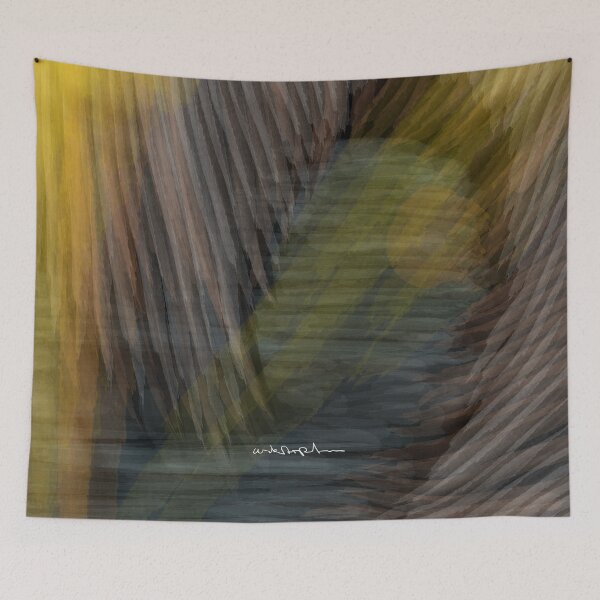Item preview, Uskarpt - BAY- Abstract image of a bay with sunshine designed and sold by uskARpT.