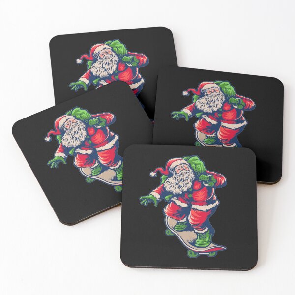 Item preview, Skateboarding Santa Funny Cool Merry Christmas Santa Claus Playing Skateboard Vintage Gift designed and sold by MiscelChr.