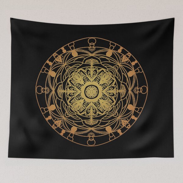 Item preview, Orange Burst Mandala designed and sold by Stacia Boyd.