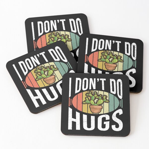 Item preview, Funny Retro Vintage Not a Hugger Cactus designed and sold by jcorres.