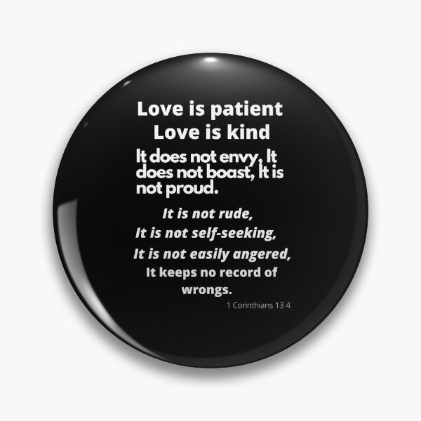 Item preview, Love is patient Love is kind designed and sold by MuscleCarTs.