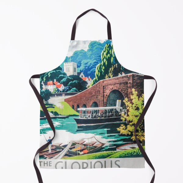 Artikelvorschau, retro Glorious Thames entworfen und verkauft von CorasPosters.