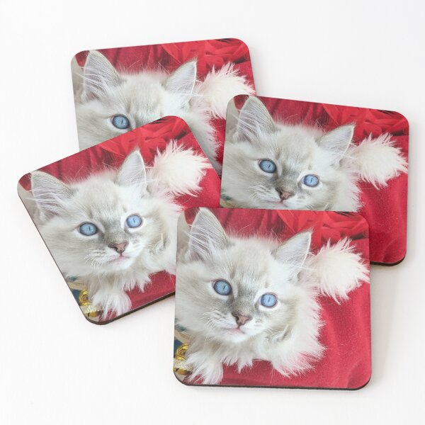 Item preview, Ragdoll kitten Christmas  designed and sold by Fluffycat2020.