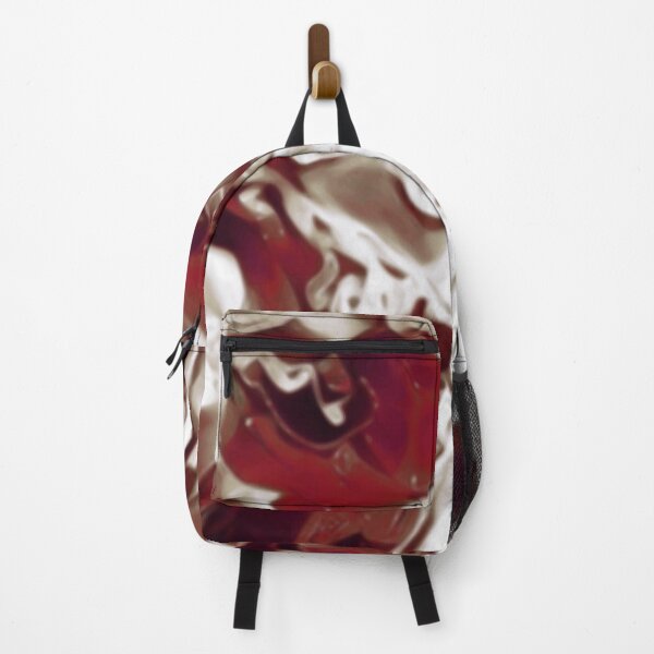 Item preview, Bone Marrow - dark red white black beige swirl abstract pattern designed and sold by JaycraveDesigns.