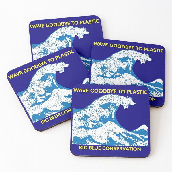 Item preview, Wave Goodbye to plastic - Big Blue Conservation designed and sold by BigBlueDiving.