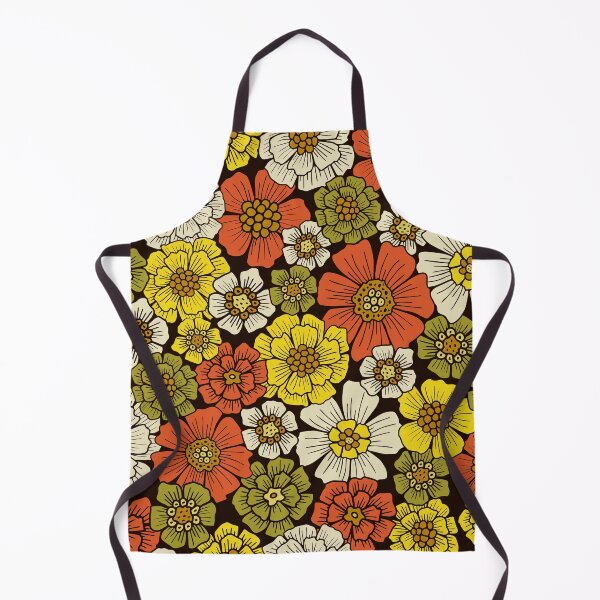 Item preview, Retro 1960s 1970s Floral Pattern designed and sold by somecallmebeth.