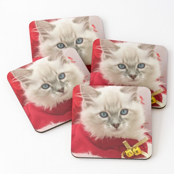 Item preview, Ragdoll kitten Christmas  designed and sold by Fluffycat2020.