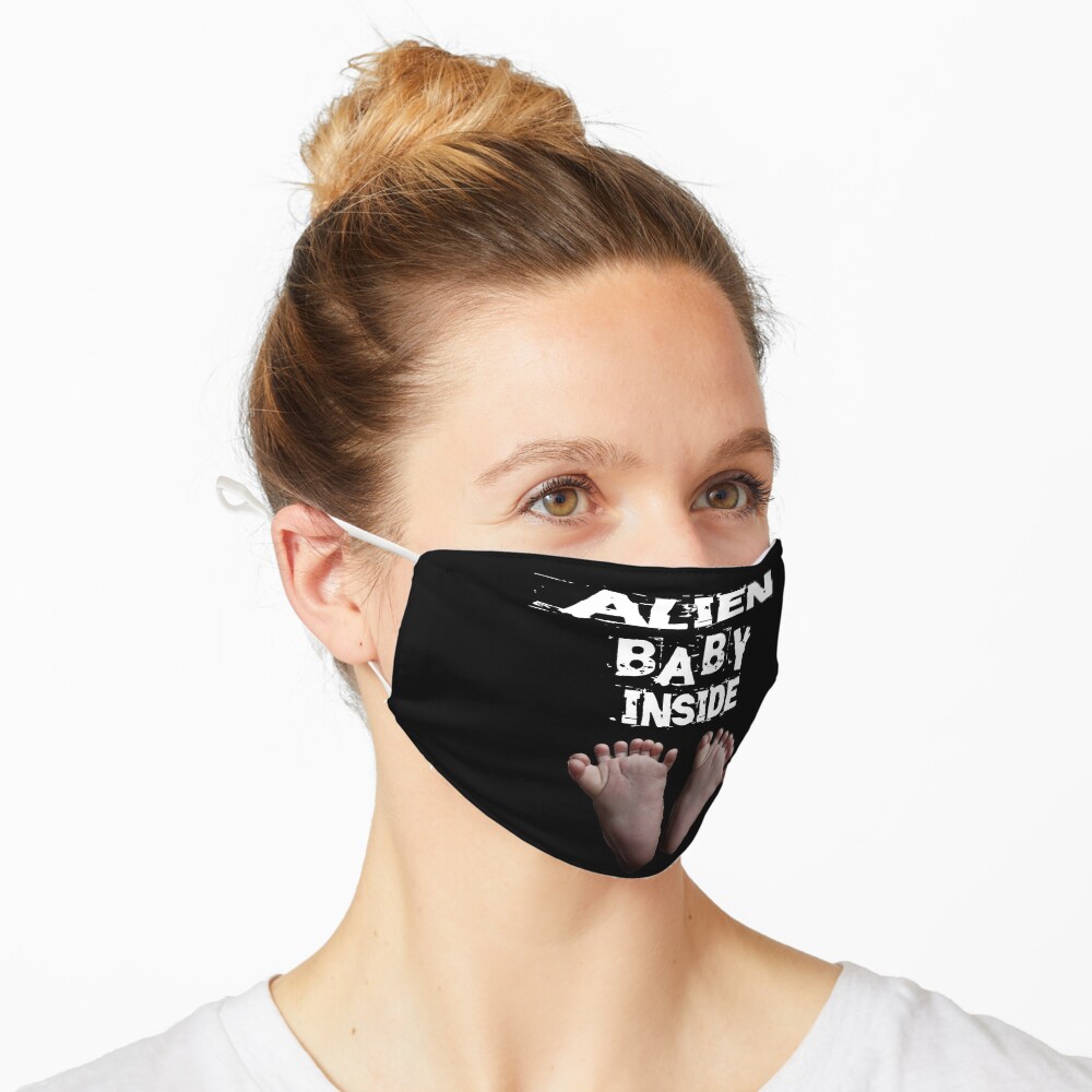 Alien Baby Inside Design Mask