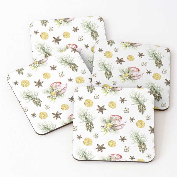 Item preview, Lemon Nut Coffee Cup Christmas Pattern designed and sold by Cheap Women's Shirts.