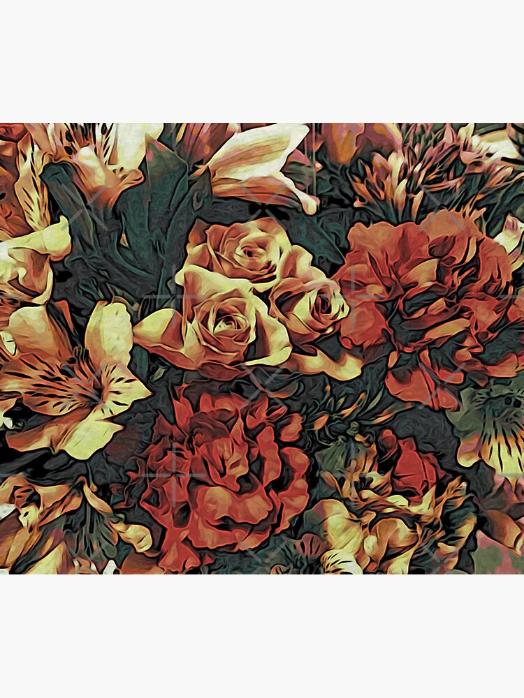 Floral Gift Idea - Vintage Bouquet by OneDayArt