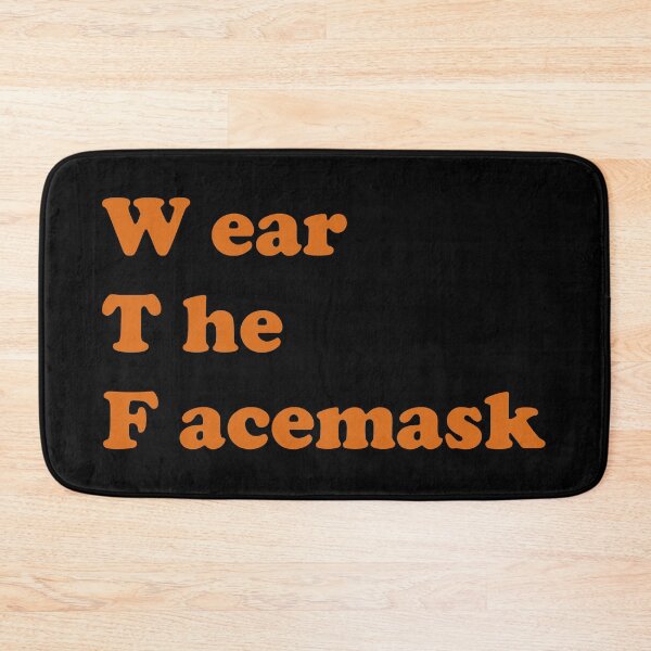 Item preview, Wear The Facemask designed and sold by DomGDesign.