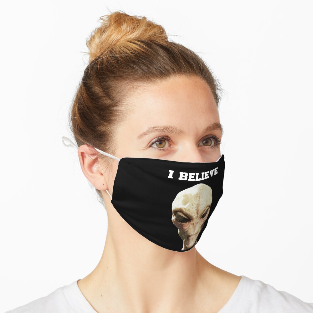I Believe Alien Design Mask