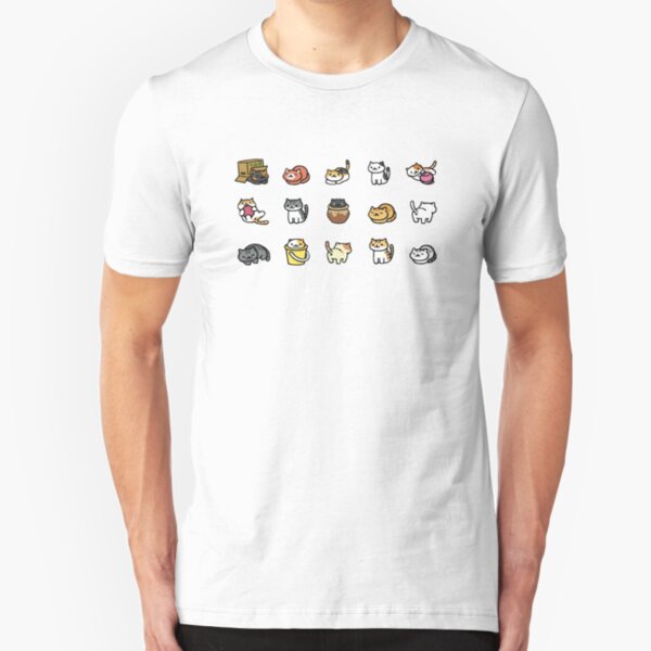 Neko Atsume Slim Fit T-Shirt