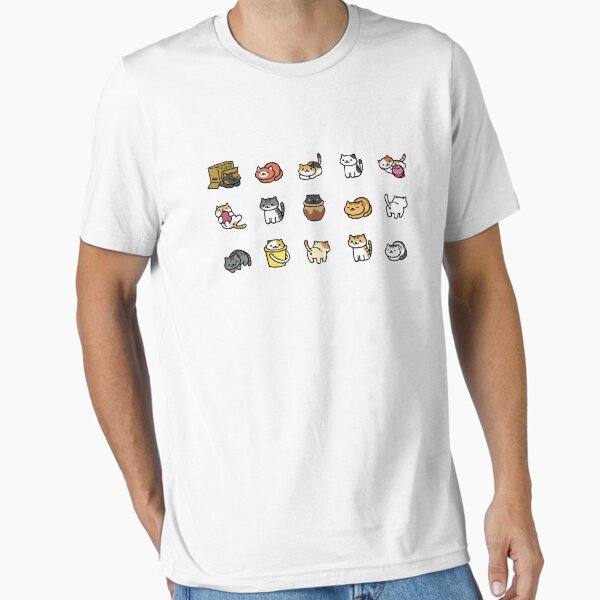 Vista previa del artículo con la obra «Neko Atsume», diseñado y vendido por harmonks.