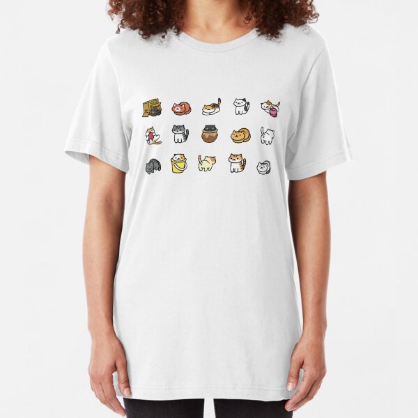 Neko Atsume Slim Fit T-Shirt