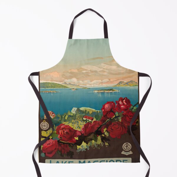 Item preview, retro Lake Maggiore designed and sold by CorasPosters.
