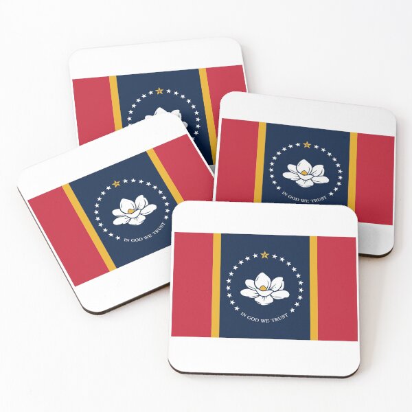 Artikelvorschau, Mississippi New State Flag mit Magnolienblume entworfen und verkauft von Shellbelle44.