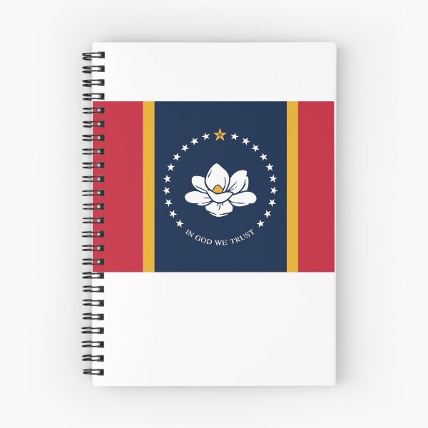 Item preview, Mississippi New State Flag with Magnolia Flower designed and sold by Shellbelle44.