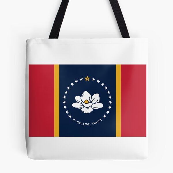 Artikelvorschau, Mississippi New State Flag mit Magnolienblume entworfen und verkauft von Shellbelle44.