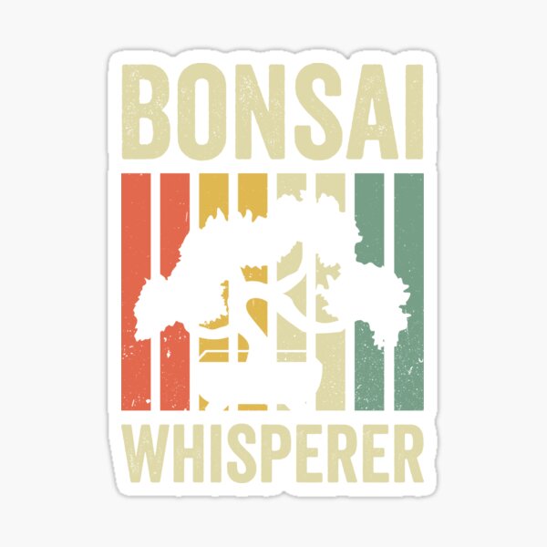 Item preview, Bonsai Whisperer Retro Vintage Tree Planting Gift designed and sold by haselshirt.