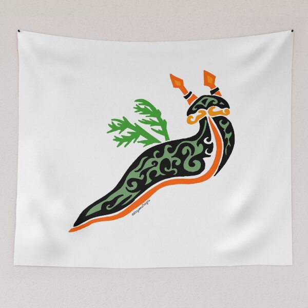 Item preview, Colored Nudibranch Tribal Design  designed and sold by KitayamaDesigns.