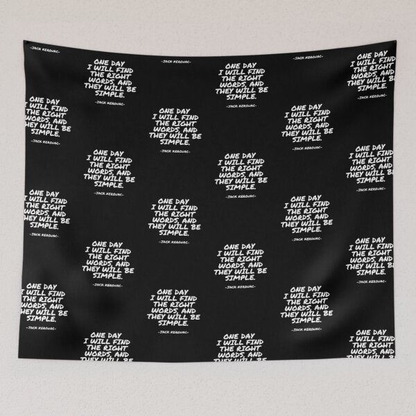 Item preview, Jack Kerouac - One day I will find the right words, and they will be simple. designed and sold by appleofyoureye.