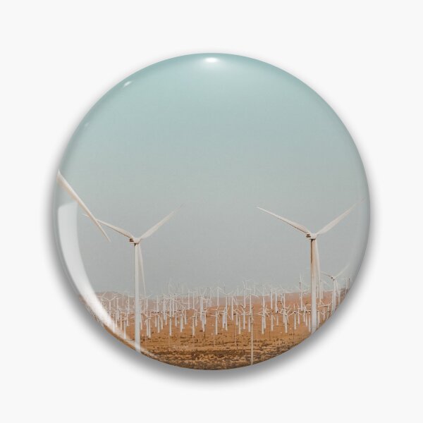 Item preview, Wind turbine in the desert at Kern County California USA designed and sold by Mrvell.