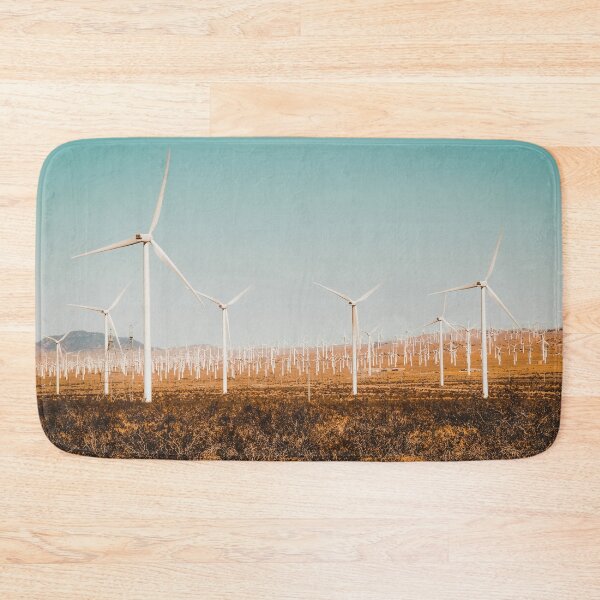Item preview, Wind turbine in the desert at Kern County California USA designed and sold by Mrvell.