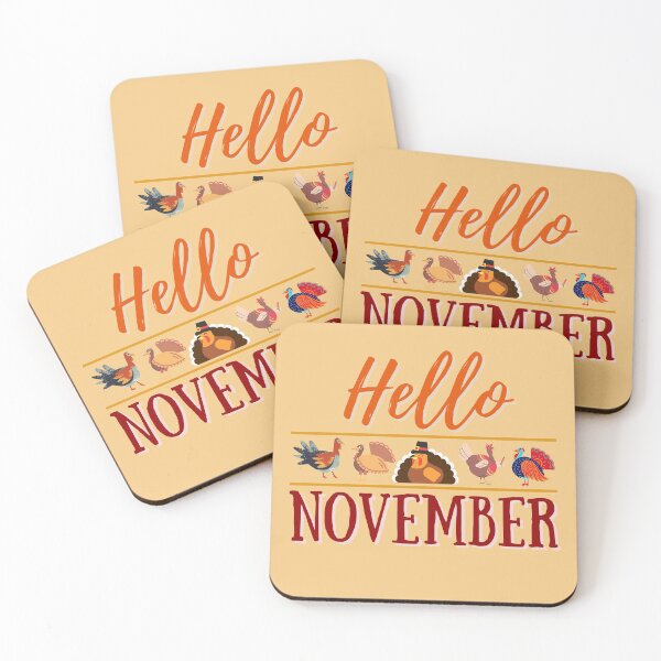 Item preview, Hello November - Thanksgiving Design designed and sold by mhicks23.