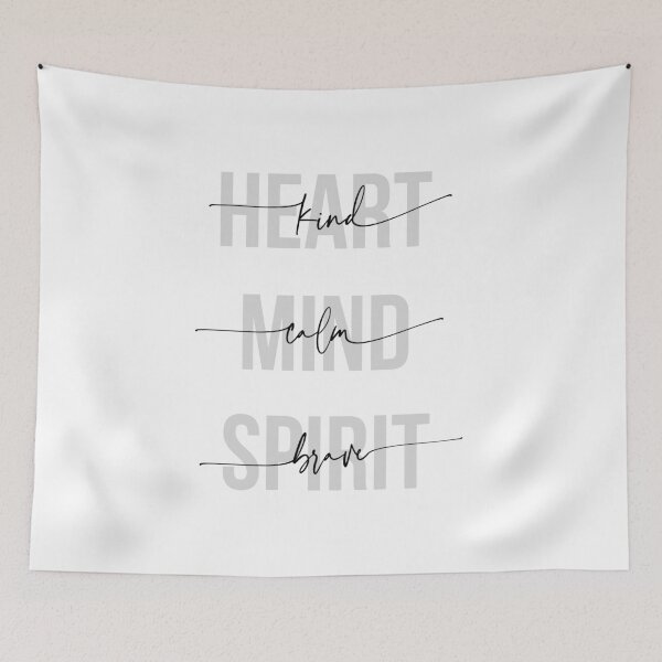 Item preview, Kind Heart, Calm Mind, Brave Spirit designed and sold by The Art of the  Pause.
