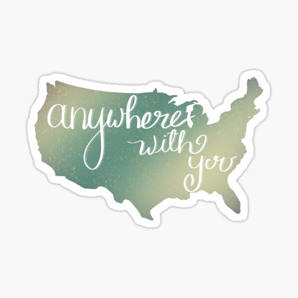 quot Anywhere With You United States - St,small,507x507 Pad,600x600,f8f8f8