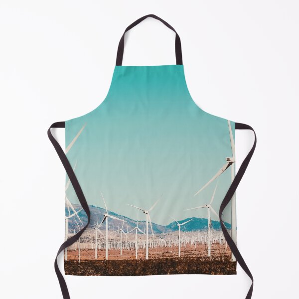 Item preview, Wind turbine with mountain background in the desert at Kern County California USA designed and sold by Mrvell.