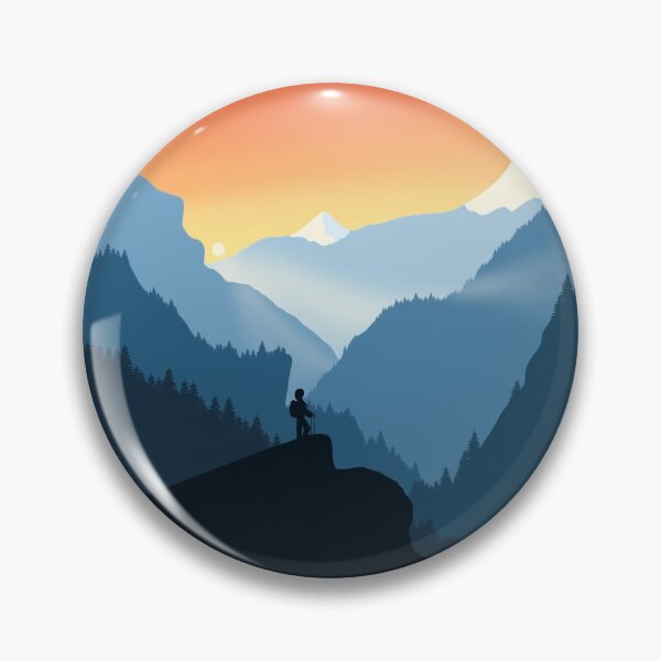 Item preview, Sunrise Hike in the Mountains designed and sold by RainyDayArts.