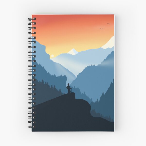 Item preview, Sunrise Hike in the Mountains designed and sold by RainyDayArts.