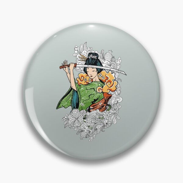 Item preview, japanese woman with sword - Awesome japanese woman fighter Gift designed and sold by Teenation9.