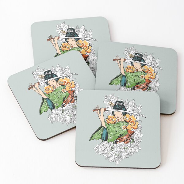 Item preview, japanese woman with sword - Awesome japanese woman fighter Gift designed and sold by Teenation9.