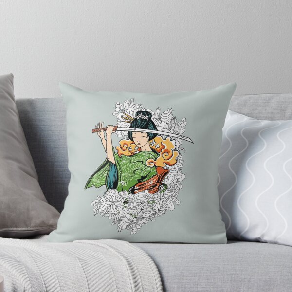 Item preview, japanese woman with sword - Awesome japanese woman fighter Gift designed and sold by Teenation9.