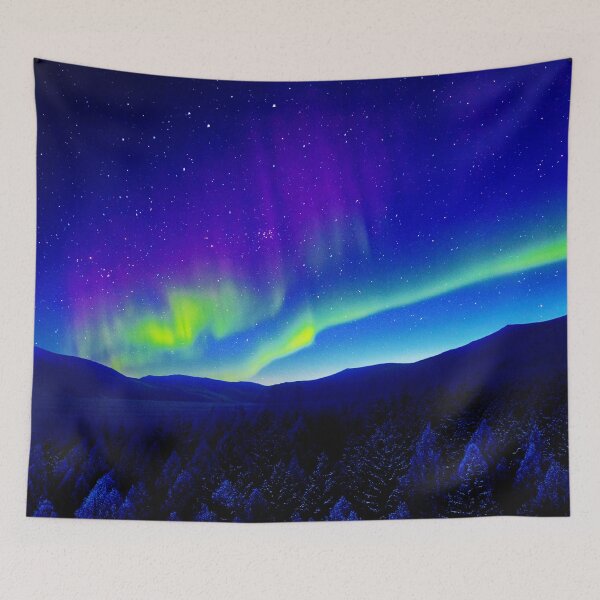 Item preview, Boreal Blue Natural Forest designed and sold by Wolka.