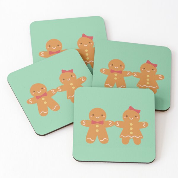 Item preview, Cute Gingerbread Man and Woman Couple designed and sold by rustydoodle.
