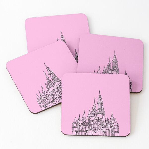 Item preview, Enchanted Storybook Castle - Pink designed and sold by Stardust Sky Designs.
