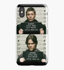 Sam and Dean Mugshots iPhone Case