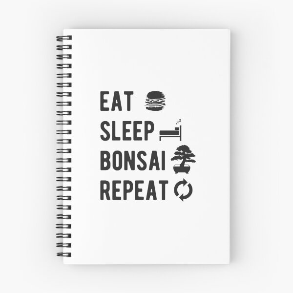 Item preview, Funny Bonsai Planting Quote Eat Sleep Bonsaitree  designed and sold by haselshirt.