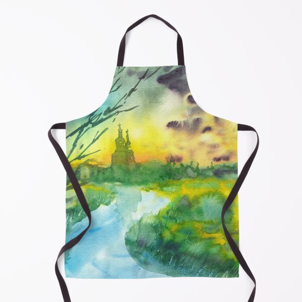 Item preview, Suzdal Russia Landscape Painting designed and sold by darrenyeoart.