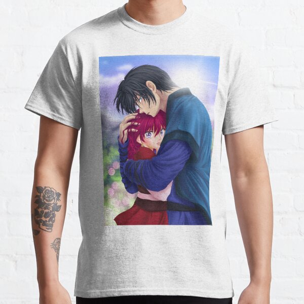 Yona x hak hug couple love cute fan art yona princesse de l’aube T-shirt classique