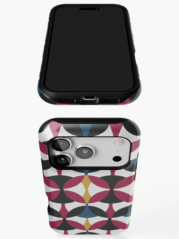 Thumbnail 3 of 4, iPhone Case, Circle pattern designed and sold by RueChiedza.